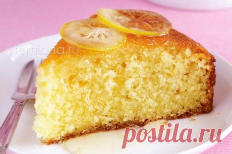 Лимонный кекс с манкой | FEMIANA