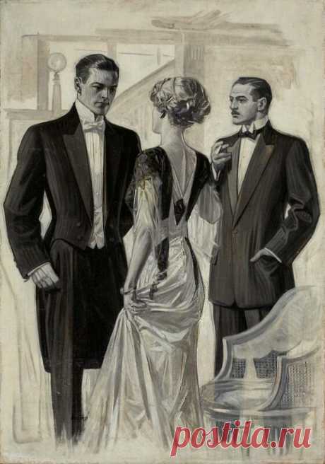 Картинки для декупажа. Joseph Christian Leyendecker - Дамы и кавалеры