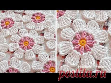 Crochet flower EASY pattern