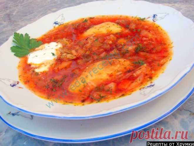 Украинский борщ с ушками