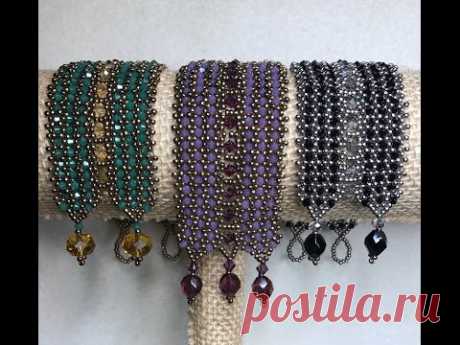 Interlace Bracelet with a little designing on the fly!!! A Bronzepony Beaded Jewelry Design