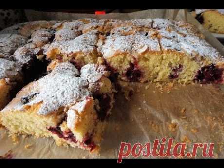 Пирог с ежевикой,малиной - Простые рецепты Овкусе.ру