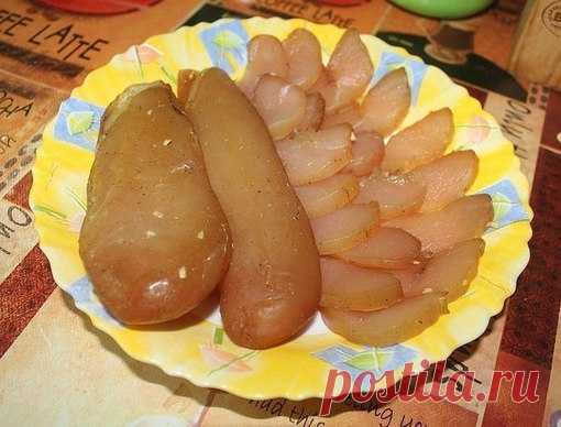 Вяленые куриные грудки (филе) 

2-2,5 кг куриного филе 
4-5 стол. ложек крупной соли с горкой 
1 ст.л чёрного молотого перца 
Показать полностью…