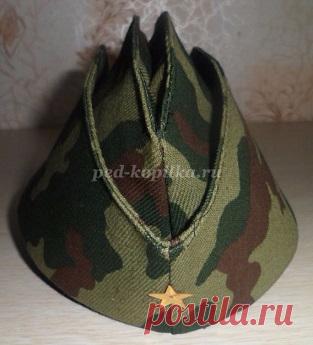 Шьем пилотку к празднику 9 Мая. Подробный мастер класс