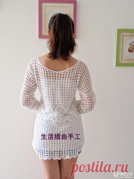 Туника на лето вязание крючком