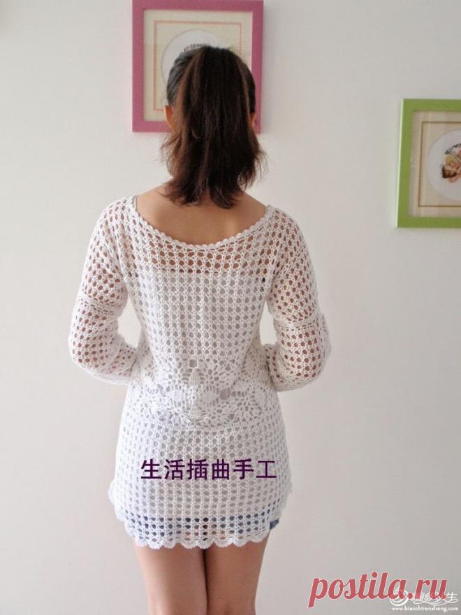 Туника на лето вязание крючком