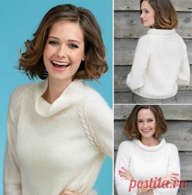 Женские джемпера спицами - супер подборка - Klubok - Modnoe Vyazanie.ru.com