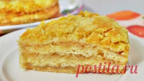 Нежнейший НАСЫПНОЙ ПИРОГ с яблоками