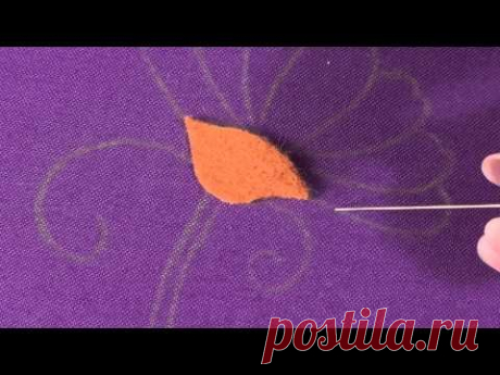 Goldwork embroidery tutorial. Part 1 - intro &amp; felt padding