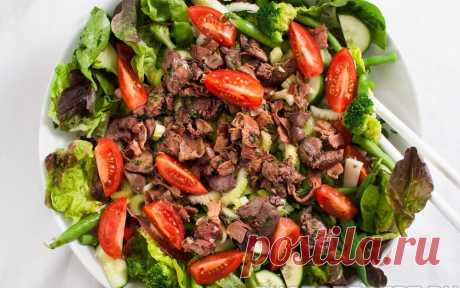 Изысканный салат из куриной печени с овощами рецепт с фото пошагово Изысканный салат из куриной печени с овощами - пошаговый кулинарный рецепт приготовления с фото, шаг за шагом.