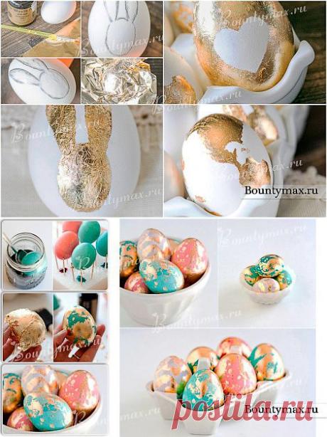 Поталь - отличный помощник в украшении яиц