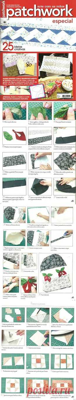 Arte com as maos Patchwork especial no.3.