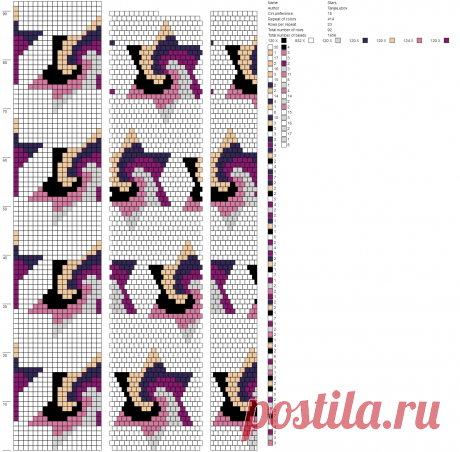 Рисуем схемы для жгутов из бисера, вышивки и др.'s photos – 3,101 photos | VK