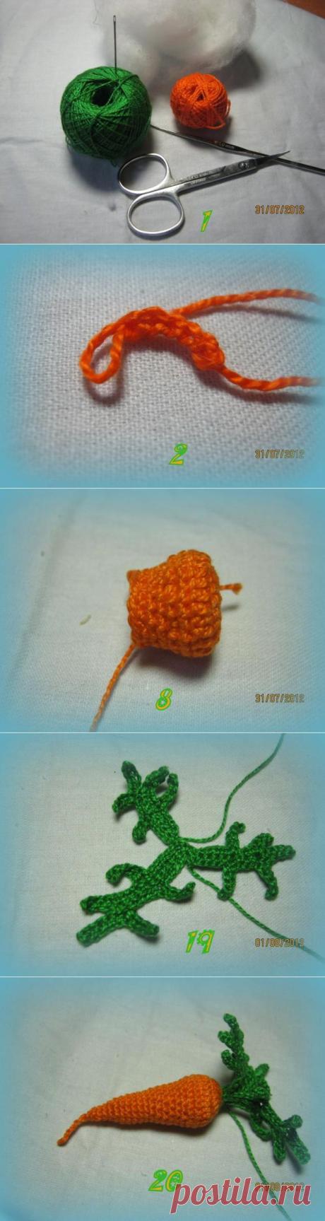 Вязаная морковка - Ярмарка Мастеров - ручная работа, handmade