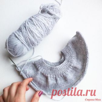 Круглая кокетка - вяжем вместе! Опрос в Стране Мам: Мое вязание 