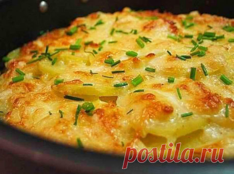Картофель &quot;Дофин&quot; запеченный под сыром. Очень вкусно!