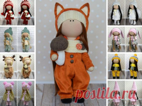 Fox Nursery Doll Handmade Decor Doll Baby Orange Doll Textile Soft Doll Tilda Fabric Doll Rag Art Doll Kids Present Unique Doll by Olga G Fox Nursery Doll Handmade Decor Doll Baby Orange Doll Textile Soft Doll Tilda Fabric Doll Rag Art Doll Kids Present Unique Doll by Olga G _____________________________________________________________________________________  Hello, dear visitors!  This is handmade cloth doll created by Master Olga G