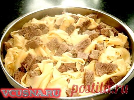 Бешбармак - пошаговый кулинарный рецепт VCUSNA.RU