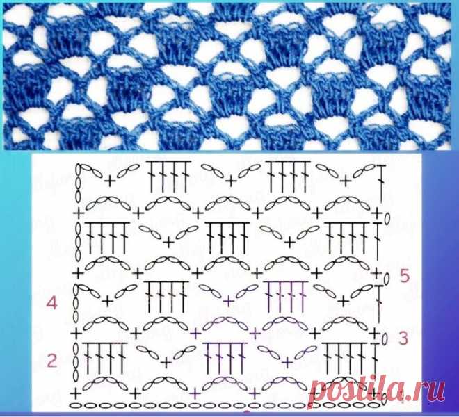 Узоры крючком