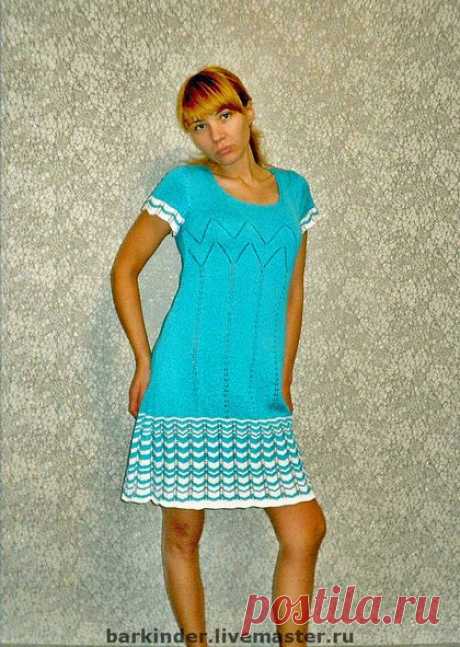 Платье&quot;Италия&quot; - платье,авторское платье,вязаное платье,летнее платье