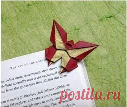 Бабочка закладка для книги