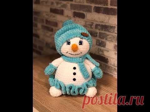 Вязаный снеговик