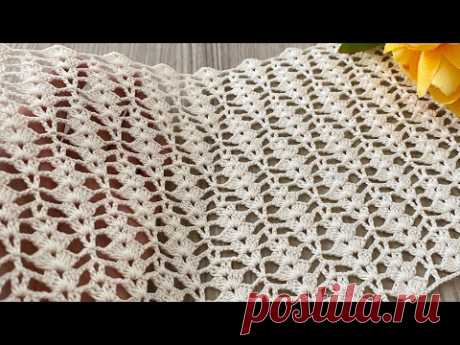 Very Beautiful and Simple Crochet Pattern❗️Summer Blouse, Tunic Step by Step Tutorial