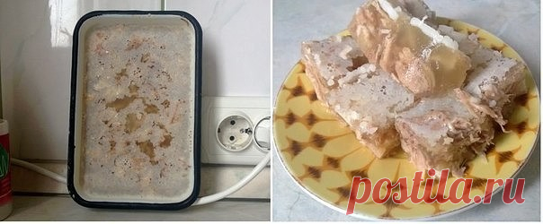 Холодец из свинины в мультиварке 

Для холодца использовалась свиная рулька - 1,2 Кг, две свиные ножки общим весом 0,8 Кг и кусочек свинины около 400 г. Все залито водой и запущена программа 
