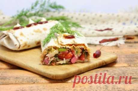 Лаваш с начинкой