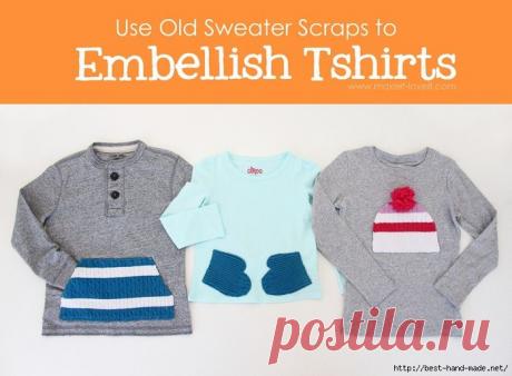 Варежковый реглан:), или забавные переделки свитеров от Ashley - Make it &amp; Love it. Мастер-класс