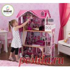 Кукольный домик с мебелью KidKraft Амелия - купить по лучшей цене в интернет-магазине детских игрушек SunnyToy!