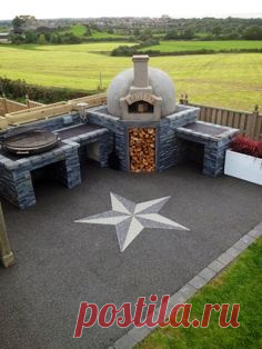 A beautiful newly finished outdoor oven!