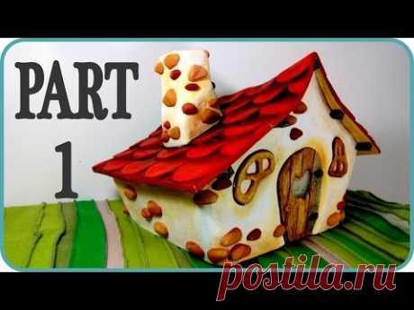 ❣DIY Fairy House - Part 1/3 - Making the faux wood fairy door and windows❣ - YouTube