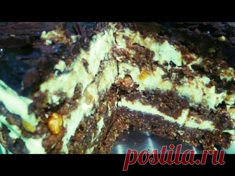 торт с черносливом, орехами, курагой и творожным кремом без выпечки - YouTube
#рецептытортовбезвыпечки