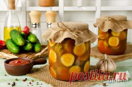 Маринованные огурцы в кетчупе