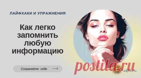 Как легко запомнить любую информацию • selftrue