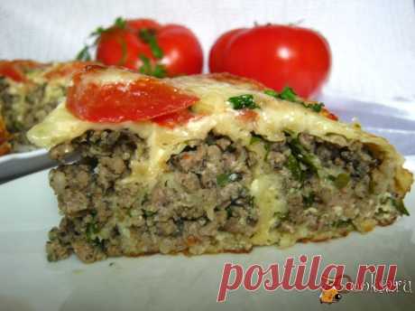 Необыкновенно вкусный и сочный заливной пирог из лаваша "Мужская радость"