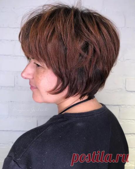 Объемные стрижки для круглого лица: правила выбора и 12 фотоидей - Красотка - 18 мая - 43169752154 - Медиаплатформа МирТесен