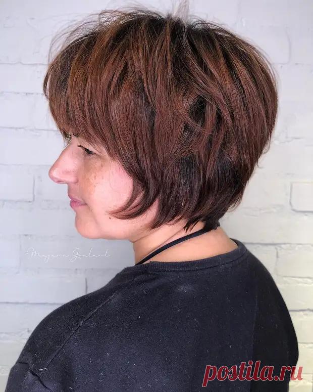 Объемные стрижки для круглого лица: правила выбора и 12 фотоидей - Красотка - 18 мая - 43169752154 - Медиаплатформа МирТесен