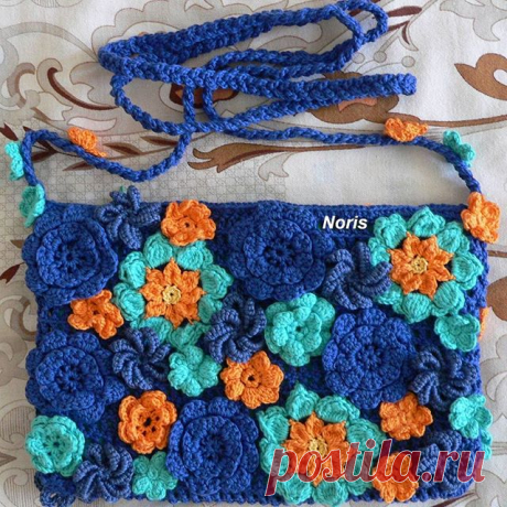#сумочка_крючком #мотив #kharlova_crochet #скрапбукинг #scrapbooking #цветы #скрапальбом #скрап