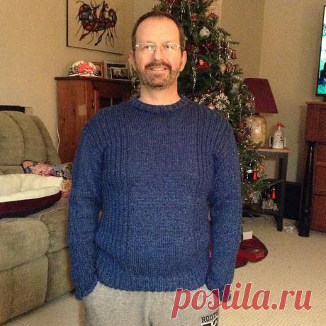 Ravelry: Colum - Man's Ribbed Sweater pattern by Jane Howorth
