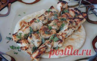 Шашлык из курицы в кефире