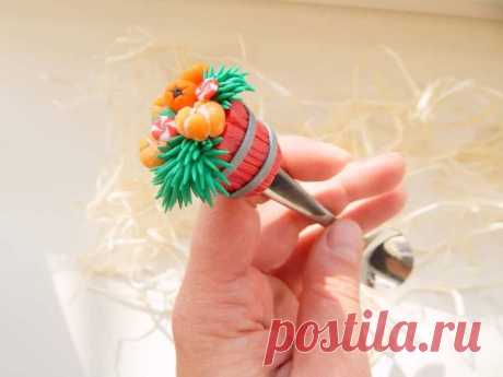 Елка из полимерной глины | 41 фото | Polymer clay craft