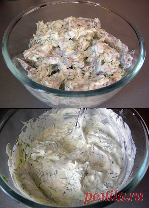 Цахтон – это классический соус грузинской (точнее, осетинской) кухни. Вообще известно много вариаций этого соуса, но основная идея заключается в смеси густого кисломолочного продукта (где-то читала, что на Кавказе используют катык) с чесноком и зеленью.
Подробнее: http://www.foodclub.ru/detail/2430/