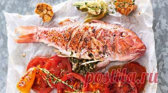 Барабулька, фаршированная кедровыми орехами — Фактор Вкуса