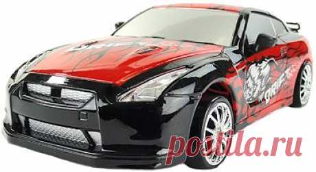 HuangBo Toys Nissan Skyline GTR 1:24 666-210 — купить радиоуправляемую машину в Сотмаркете, 600 рублей