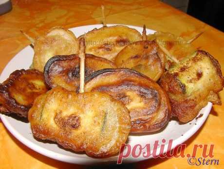 Закуска горячая из кабачков с сыром