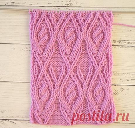 Великолепные узоры спицами 
Арановый узор спицами


 Раппорт узора составляет 12 петель и 26 рядов. Но надо учитывать, что еще необходимо дополнительно набрать 6 петель до раппорта и 6 после (всего 13 петель) для симметрии узор…