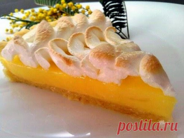 Быстрый лимонный пирог | Четыре вкуса