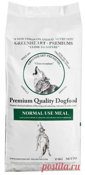 Greenheart Normal Use Meal-сухой корм для собак всех пород с нормальным и низким уровнем активности